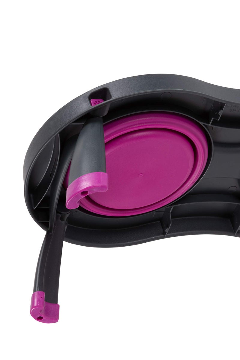 Dexas Pets Double Elevated Pet Feeder, Fuchsia, Small/1 Cup Capacity Bowls (PW1004322405) - Image 3